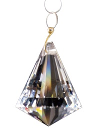C70101  Crystal Pyramid Without Ring 30mm